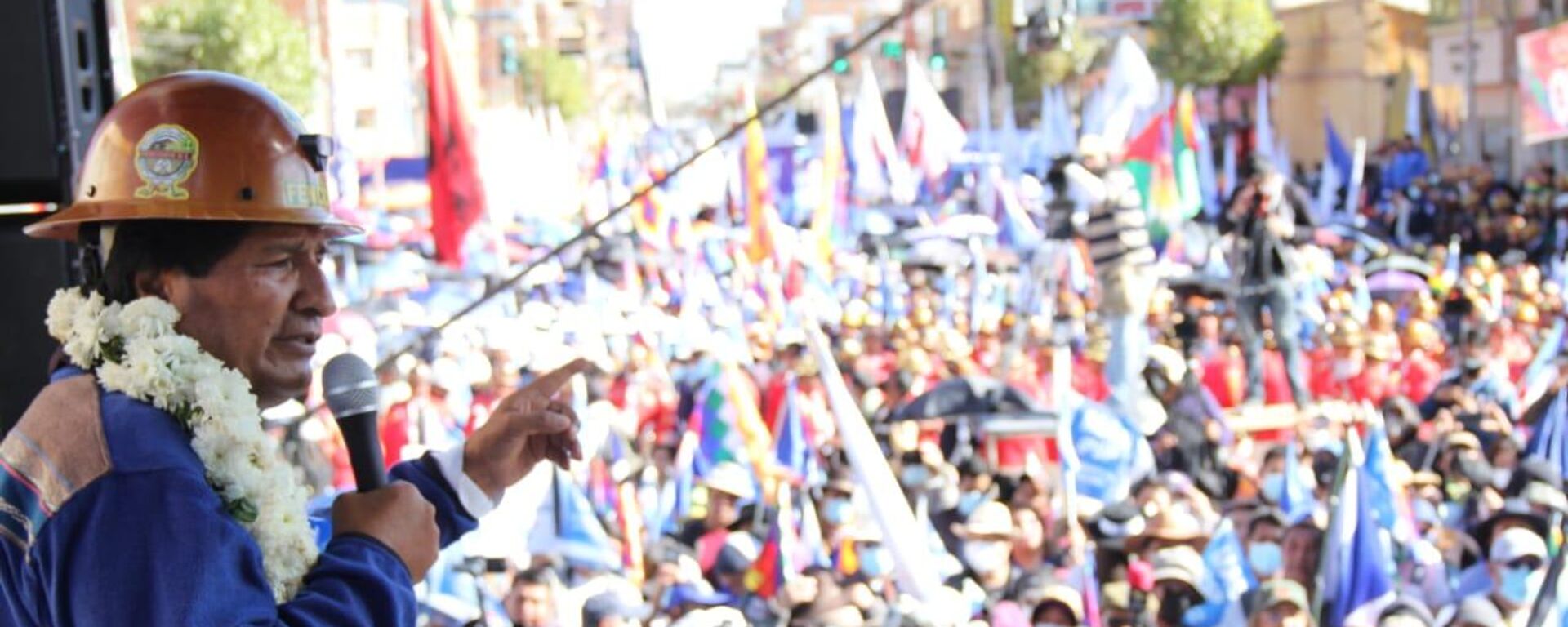 Evo Morales en el acto por los 27 años del MAS, en Oruro - Sputnik Mundo, 1920, 30.03.2022