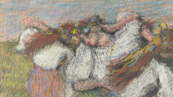 El cuadro 'Bailarinas rusas' de Edgar Degas que han sido renombradas a 'Bailarinas ucranianas' por el museo de arte de Londres National Gallery  - Sputnik Mundo