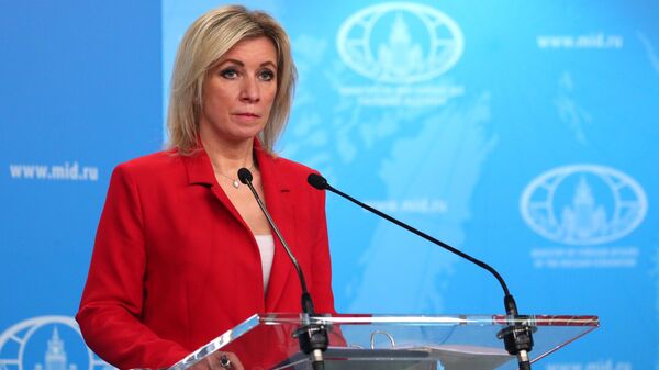María Zajárova, portavoz del Ministerio de Exteriores ruso - Sputnik Mundo