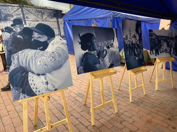 Galería de la memoria de la Alta Consejería de Paz de Bogotá, entidad que atiende a las víctimas del conflicto armado que llegan a la ciudad - Sputnik Mundo