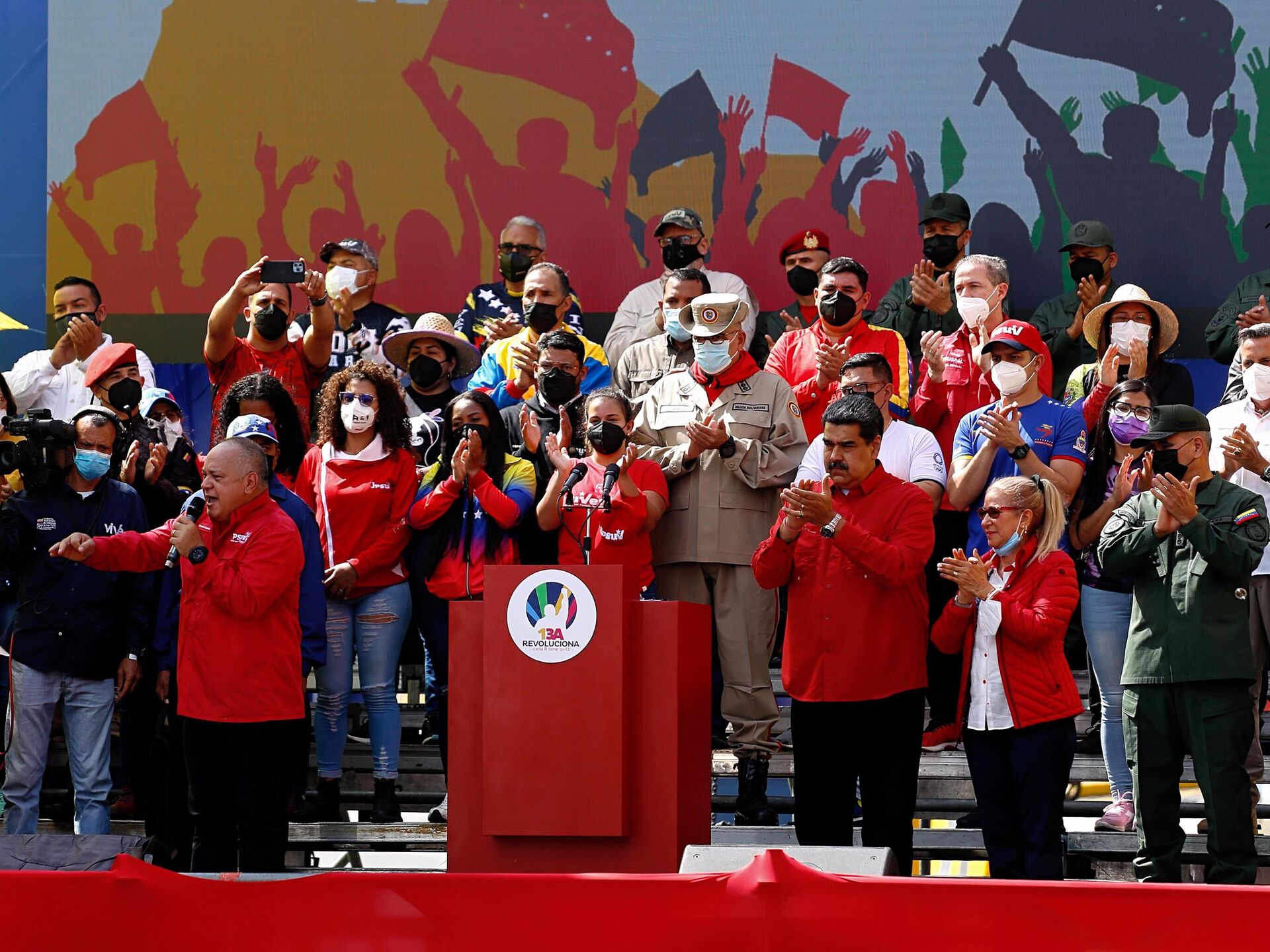 Diosdado Cabello, era vicepresidente del Gobierno de Hugo Chávez en 2002 - Sputnik Mundo, 1920, 14.04.2022