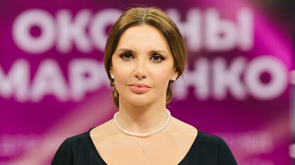 Oxana Márchenko, esposa del líder del partido Plataforma Opositora por la Vida, Víctor Medvedchuk - Sputnik Mundo