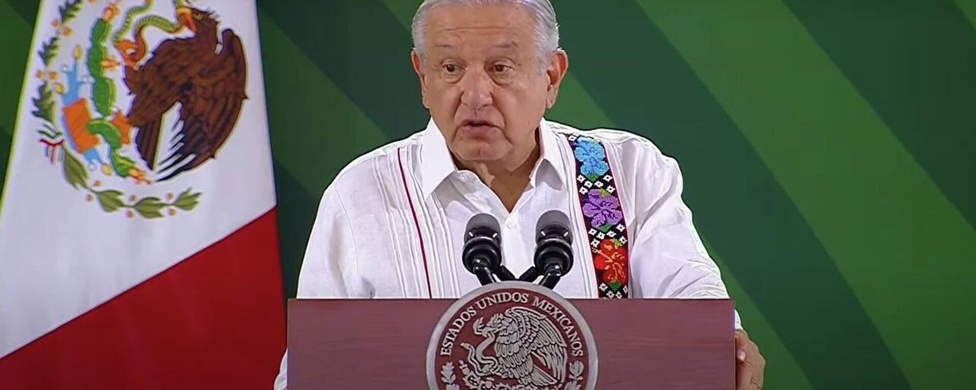 El presidente mexicano Andrés Manuel López Obrador en Veracruz - Sputnik Mundo, 1920, 01.06.2022