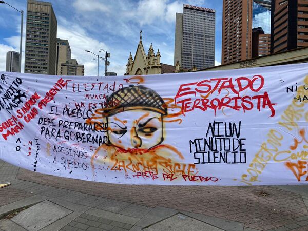 El pueblo le sigue exigiendo respuestas al gobierno colombiano por lo que sucede desde las Fuerzas Militares y los asesinatos a civiles. - Sputnik Mundo