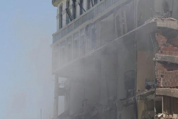 Hotel Saratoga después de la explosión de este viernes - Sputnik Mundo
