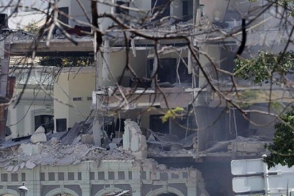 Hotel Saratoga después de la explosión de este viernes - Sputnik Mundo