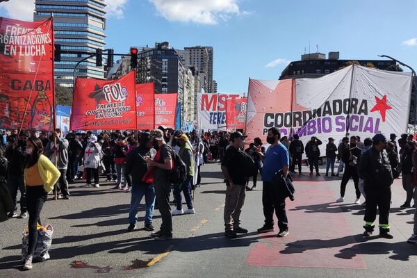 Marcha Federal en Buenos Aires - Sputnik Mundo