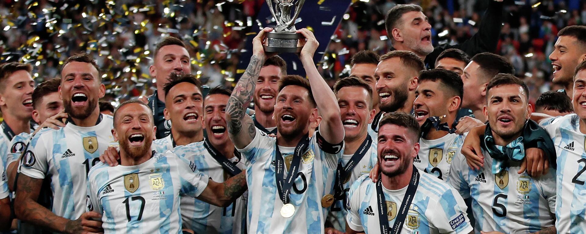 Argentina le gana la Copa Finalissima de fútbol a Italia por goleada, el 1 de junio del 2022 - Sputnik Mundo, 1920, 01.06.2022