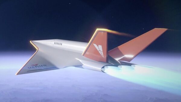 Un modelo virtual del Stargazer, el avión hipersónico que desarrolla Aerospace - Sputnik Mundo