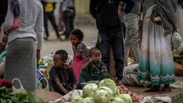 Niños en Etiopía - Sputnik Mundo