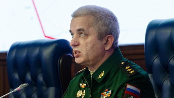 Jefe del Centro Nacional de Gestión de la Defensa de Rusia, Mijaíl Mizíntsev - Sputnik Mundo