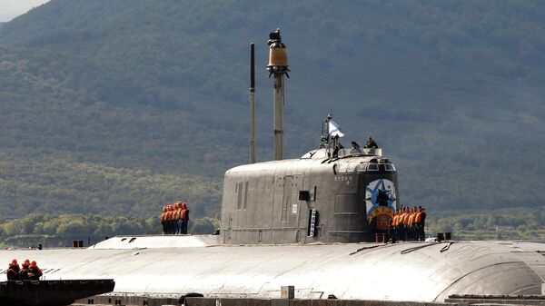 El submarino nuclear ruso Antey - Sputnik Mundo