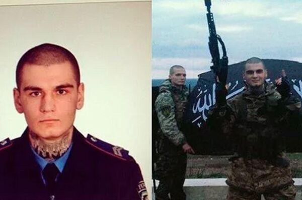 Daniil 'Muyahidín' Liashuk pasó de ser un neonazi, a un adepto del ISIS y acabó siendo un agente de la Policía en Ucrania - Sputnik Mundo