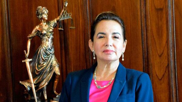 La presidenta del Poder Judicial de Perú (PJ), Elvia Barrios - Sputnik Mundo