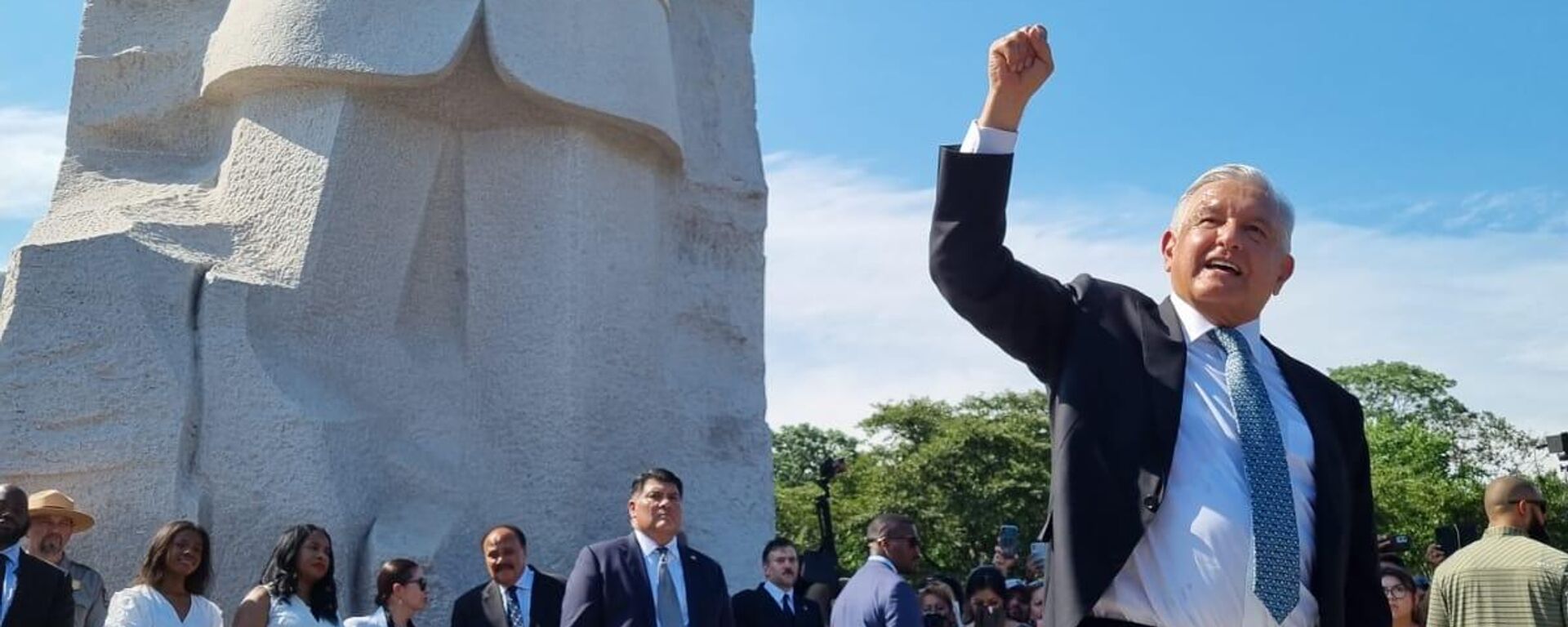 AMLO en el monumento a Martin Luther King - Sputnik Mundo, 1920, 23.07.2022