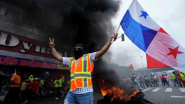 Protestas en Panamá  - Sputnik Mundo