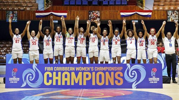 El equipo femenino de baloncesto de Cuba se corona campeón en el CBC Women's Championship 2022 - Sputnik Mundo