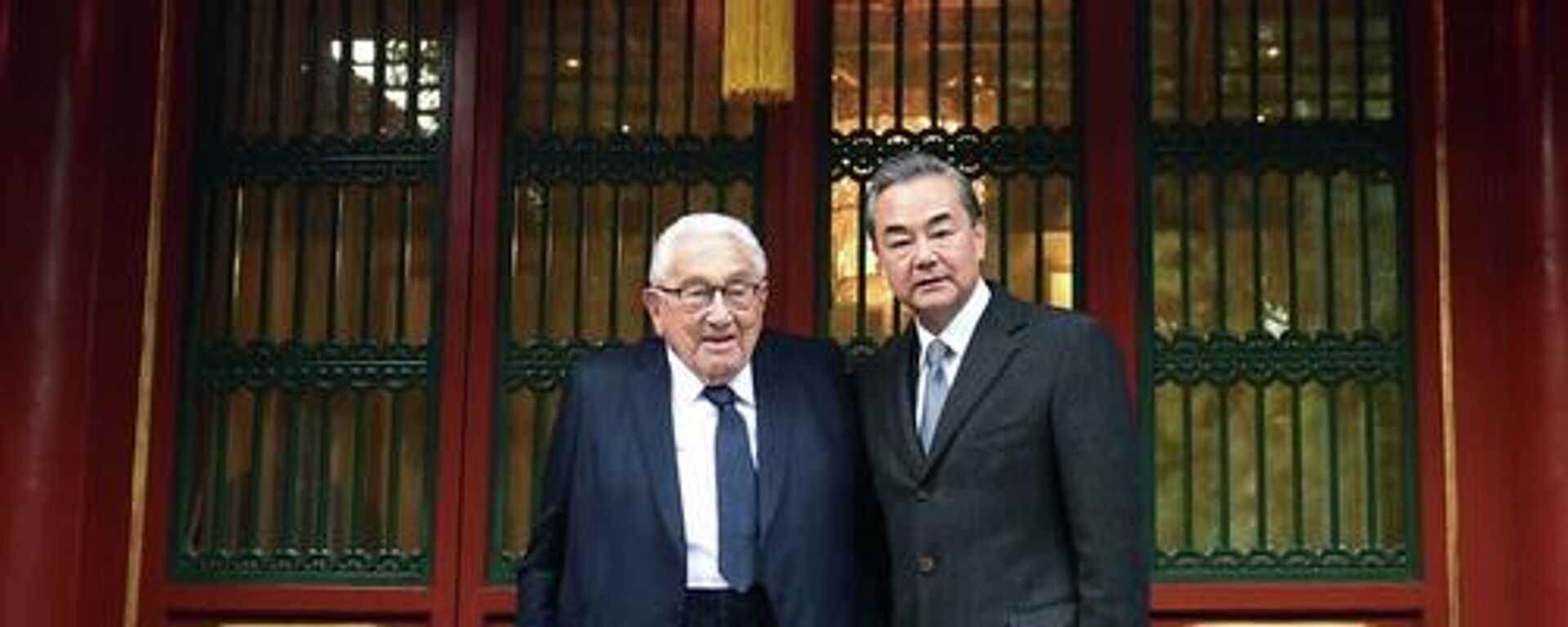 Henry Kissinger en reunión protocolaria en Pekín en 2018. - Sputnik Mundo, 1920, 20.07.2022