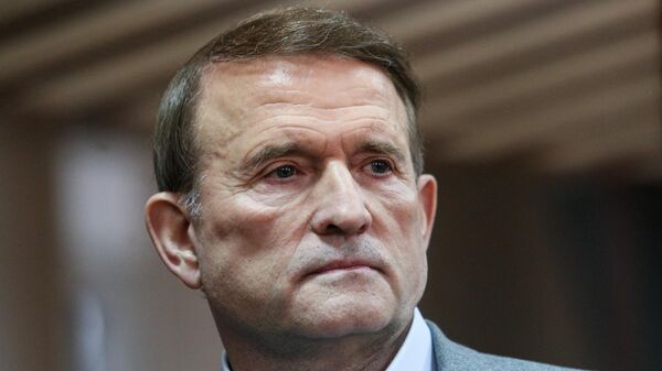 Víktor Medvedchuk, el político opositor ucraniano - Sputnik Mundo