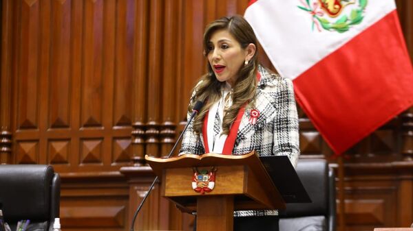 Lady Camones, congresista y presidenta del Congreso de Perú - Sputnik Mundo