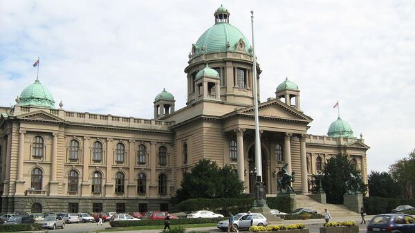 El edificio de la Asamblea Nacional de la República de Serbia - Sputnik Mundo