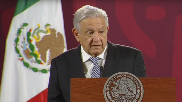 Andrés Manuel López Obrador, presidente de México, durante su mañanera del 5 de agosto del 2022 - Sputnik Mundo