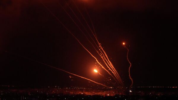 Los ataques de Israel contra Gaza (archivo) - Sputnik Mundo