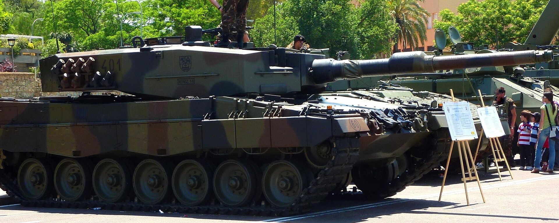 Carro de combate Leopard 2A4 del Ejército español - Sputnik Mundo, 1920, 17.08.2022