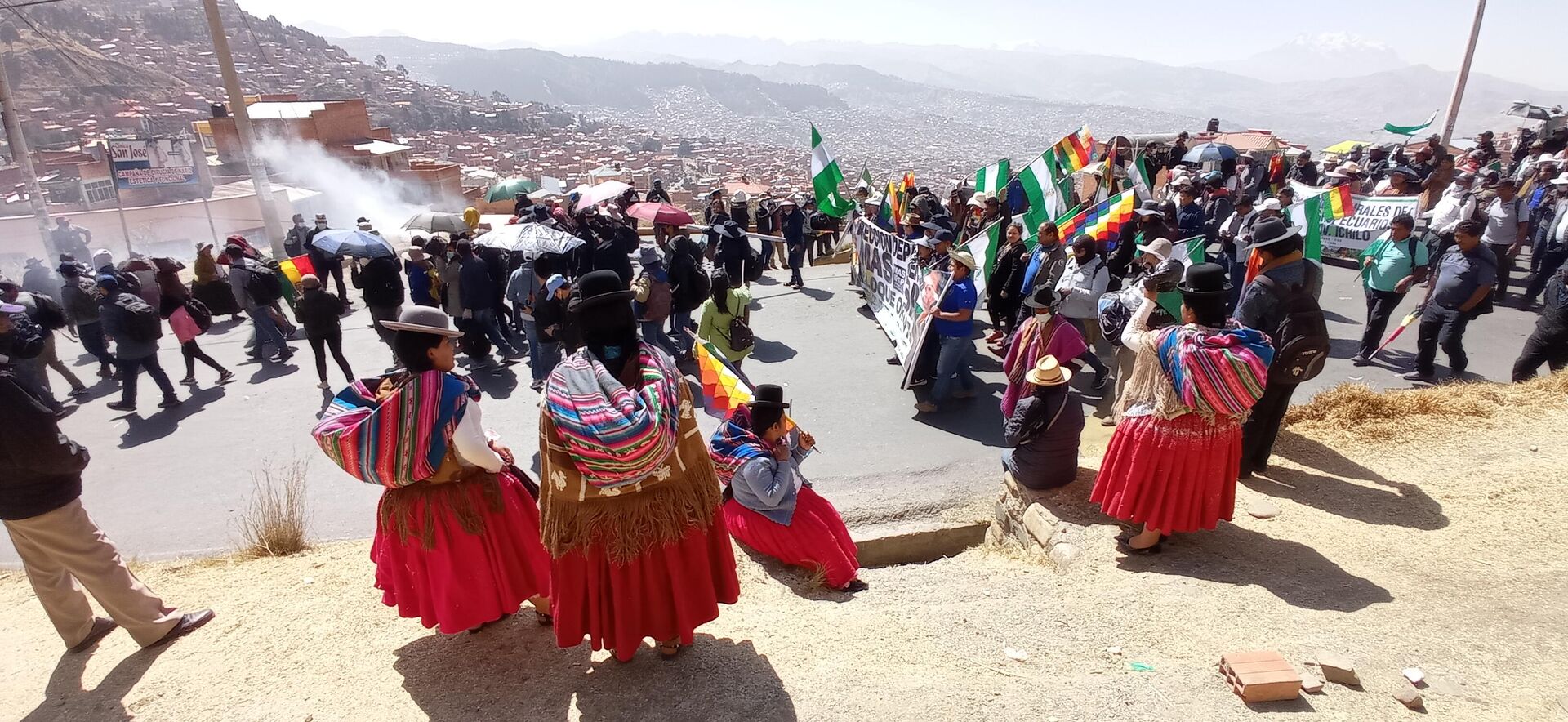 Miles de bolivianos se movilizaron en La Paz en apoyo al presidente Luis Arce y la democracia - Sputnik Mundo, 1920, 26.08.2022