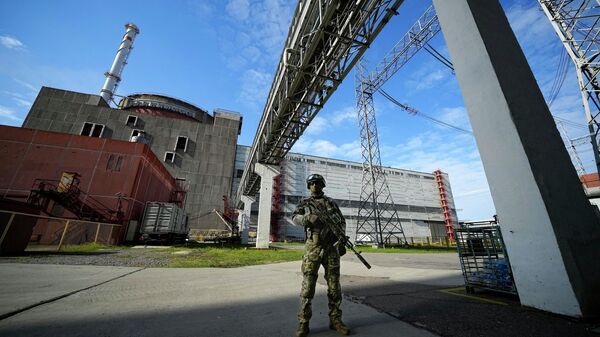 La central nuclear de Zaporiyia, Ucrania - Sputnik Mundo