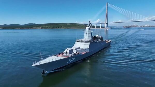 El jueves 1 de septiembre los buques de guerra de la Flota del Pacífico de Rusia iniciaron su despliegue en el marco de las maniobras de comando estratégico Vostok 2022. - Sputnik Mundo