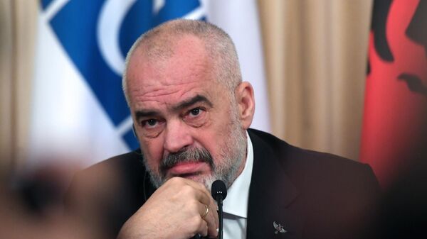 El primer ministro albanés, Edi Rama - Sputnik Mundo
