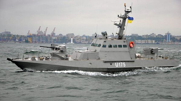 Una lancha blindada tipo Gyurza de la Armada ucraniana  - Sputnik Mundo