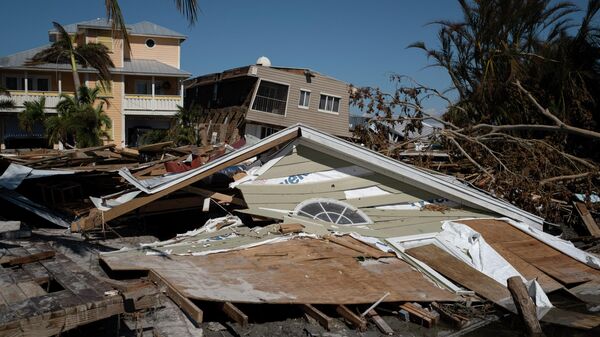 Daños causados por el huracán Ian en Florida, EEUU - Sputnik Mundo