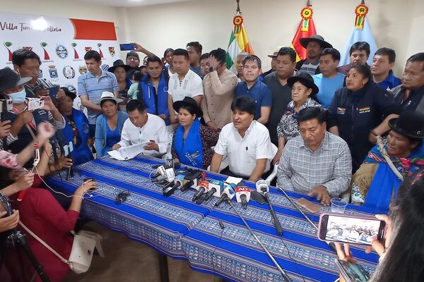 Ampliado nacional del MAS, con la presencia de Evo Morales, en el trópico de Cochabamba - Sputnik Mundo