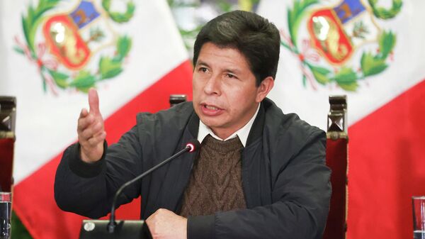 El expresidente de Perú, Pedro Castillo - Sputnik Mundo
