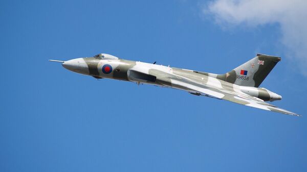 Un avión Vulcan de la Real Fuerza Británica (RAF). Imagen referencial - Sputnik Mundo