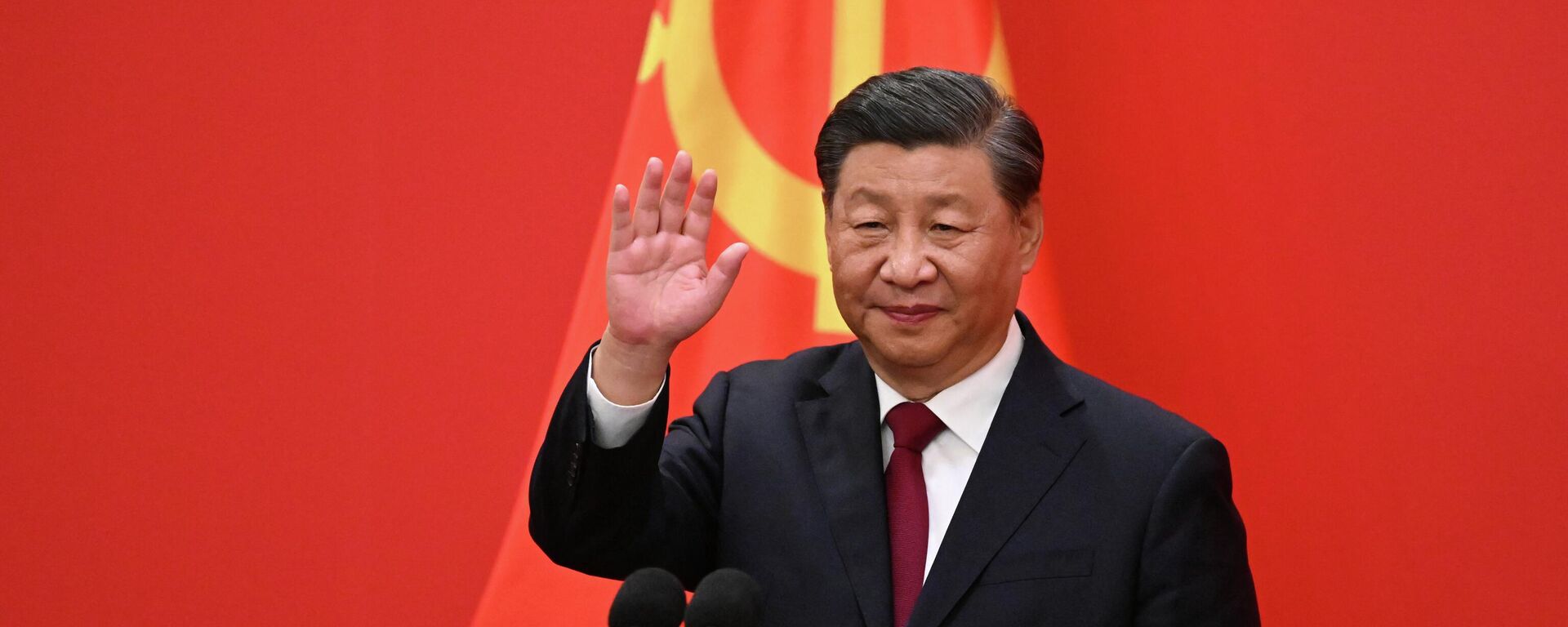 Xi Jinping, el mandatario chino, en el XX Congreso Nacional del Partido Comunista de China en el Gran Salón del Pueblo - Sputnik Mundo, 1920, 23.10.2022