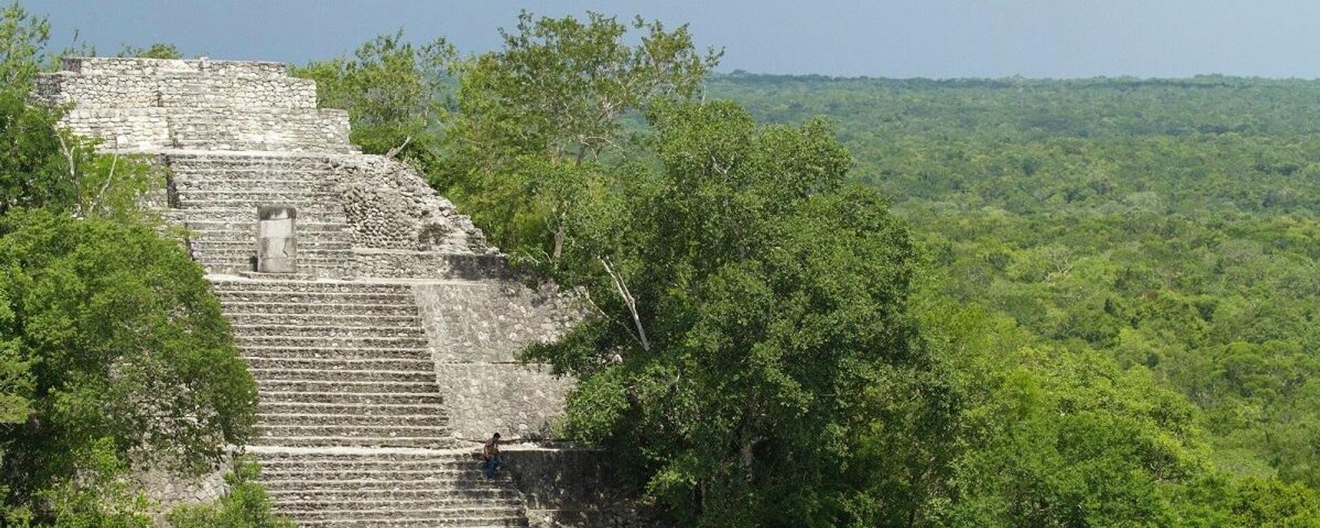 La ciudad maya de Calakmul, ubicada en el actual estado de Campeche, en el sureste mexicano. - Sputnik Mundo, 1920, 29.10.2022