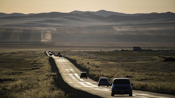 Una carretera en Mongolia - Sputnik Mundo