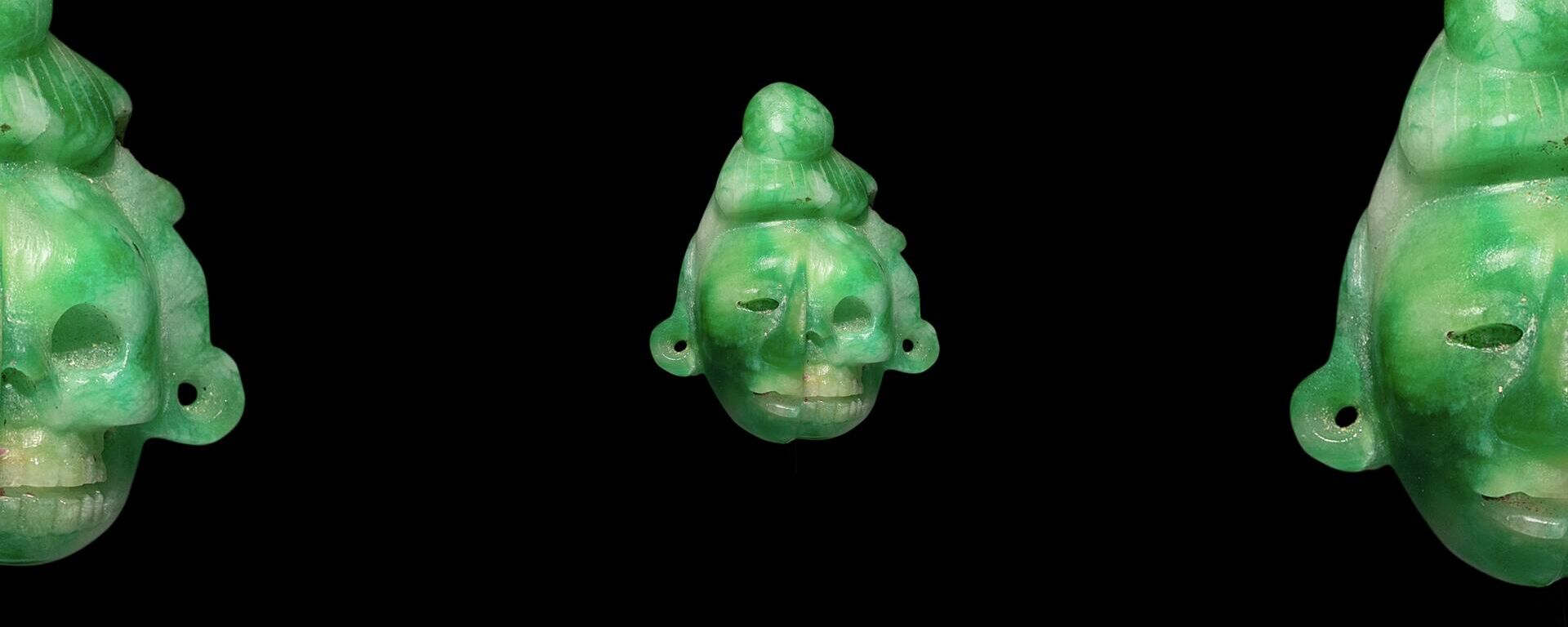 Figura de jade de origen maya. - Sputnik Mundo, 1920, 05.11.2022