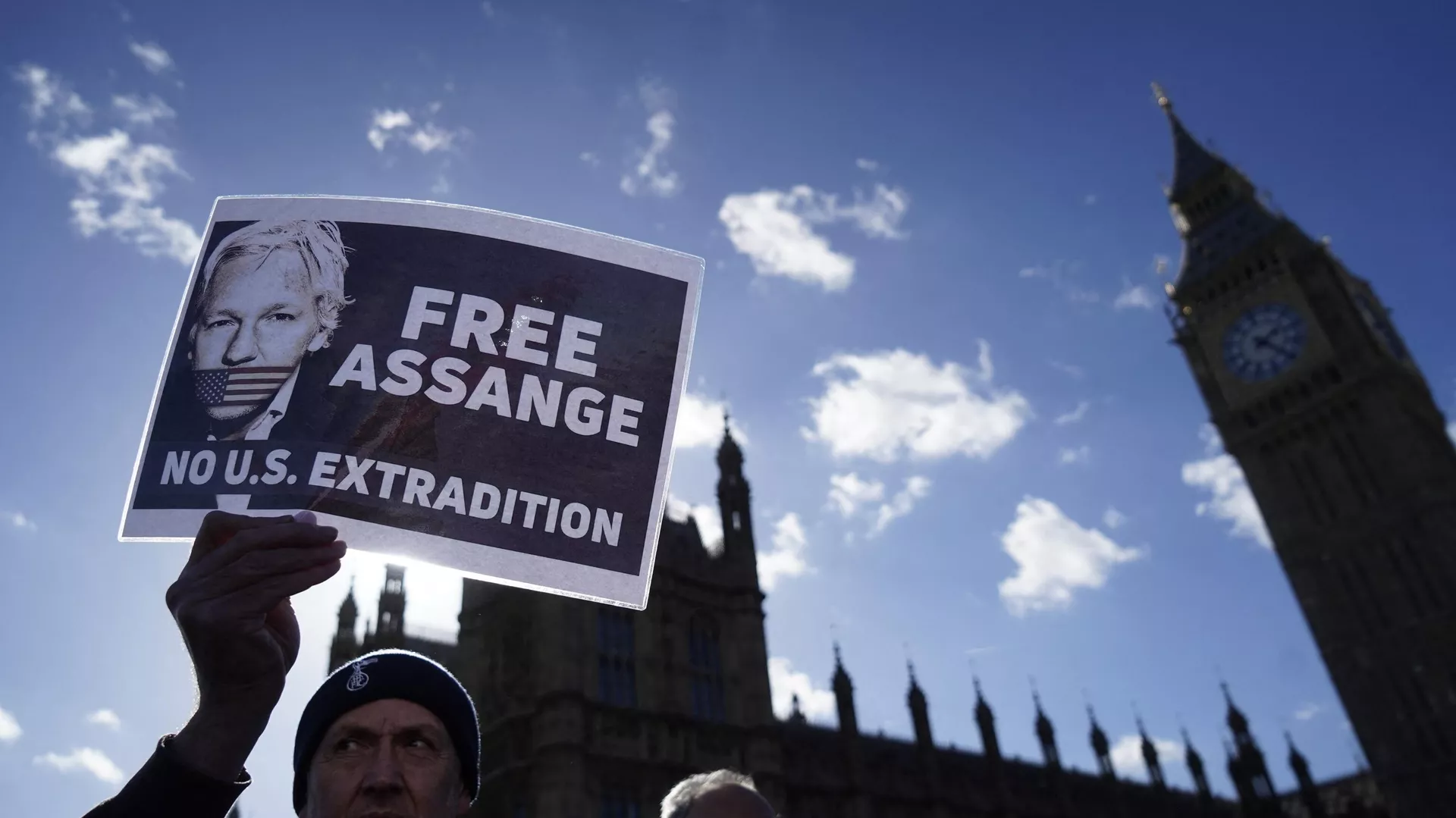 Protesta en favor del fundador de Wikileaks, Julian Assange, en Londres. - Sputnik Mundo, 1920, 20.05.2024