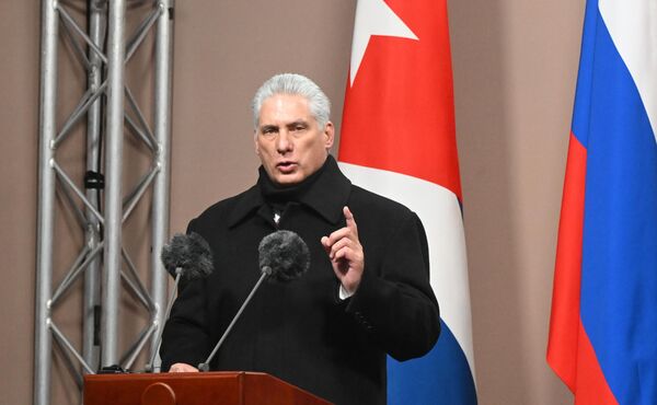 Por su parte, el presidente cubano, Miguel Díaz-Canel Bermúdez, aseguró que la nueva generación de cubanos en el poder está comprometida con la continuidad de la amistad con Rusia. - Sputnik Mundo