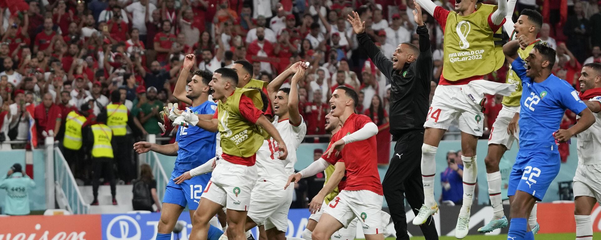 Marruecos derrotó a Bélgica y es puntero del grupo F de Catar 2022 - Sputnik Mundo, 1920, 27.11.2022
