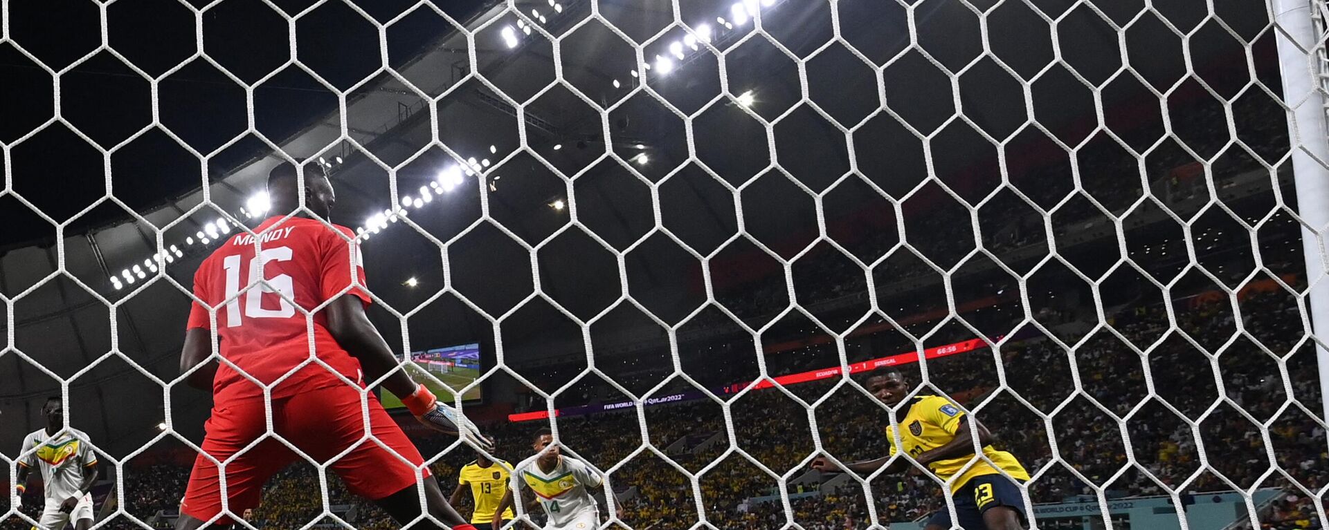 El partido entre Ecuador y Senegal en el Mundial 2022 - Sputnik Mundo, 1920, 29.11.2022