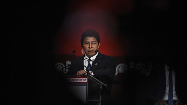Pedro Castillo, presidente de Perú - Sputnik Mundo