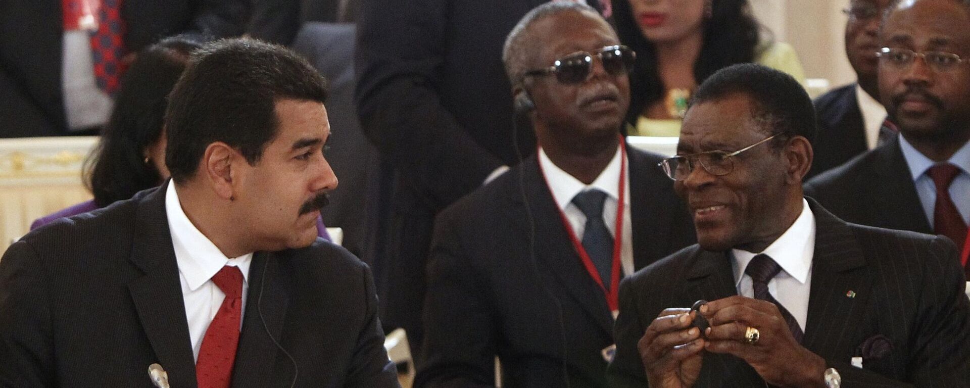 El presidente de Venezuela, Nicolás Maduro, y su homólogo de Guinea Ecuatorial, Teodoro Obiang - Sputnik Mundo, 1920, 08.12.2022