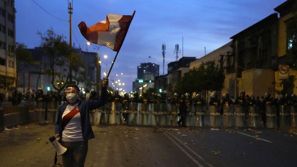 Las protestas en Perú, el 11 de diciembre - Sputnik Mundo