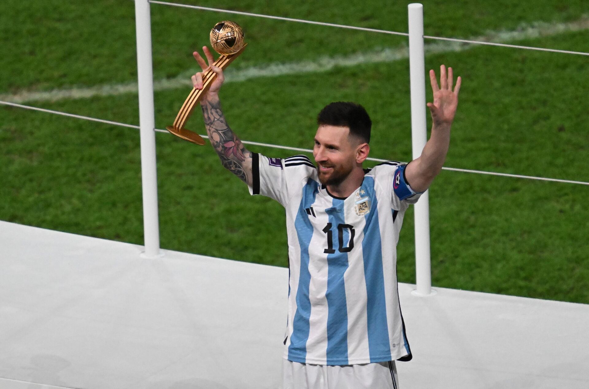 El futbolista argentino Lionel Messi - Sputnik Mundo, 1920, 26.12.2022
