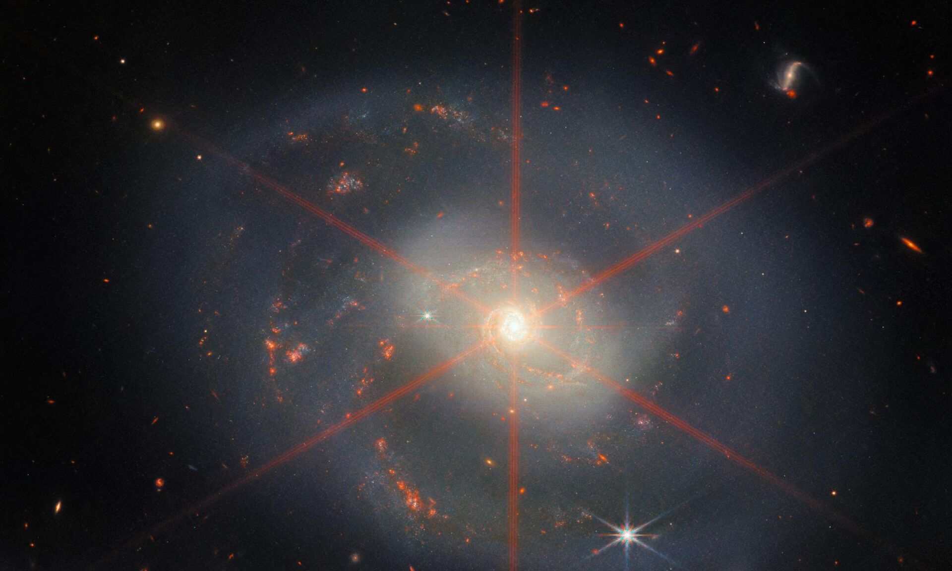 NGC 7469, una luminosa galaxia espiral - Sputnik Mundo, 1920, 24.12.2022